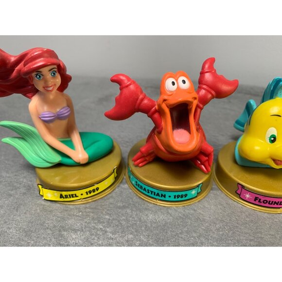 Disney Little Mermaid Ariel Sebastian Flounder 2002 McDonalds 100 Years Of Magic - Picture 3 of 11